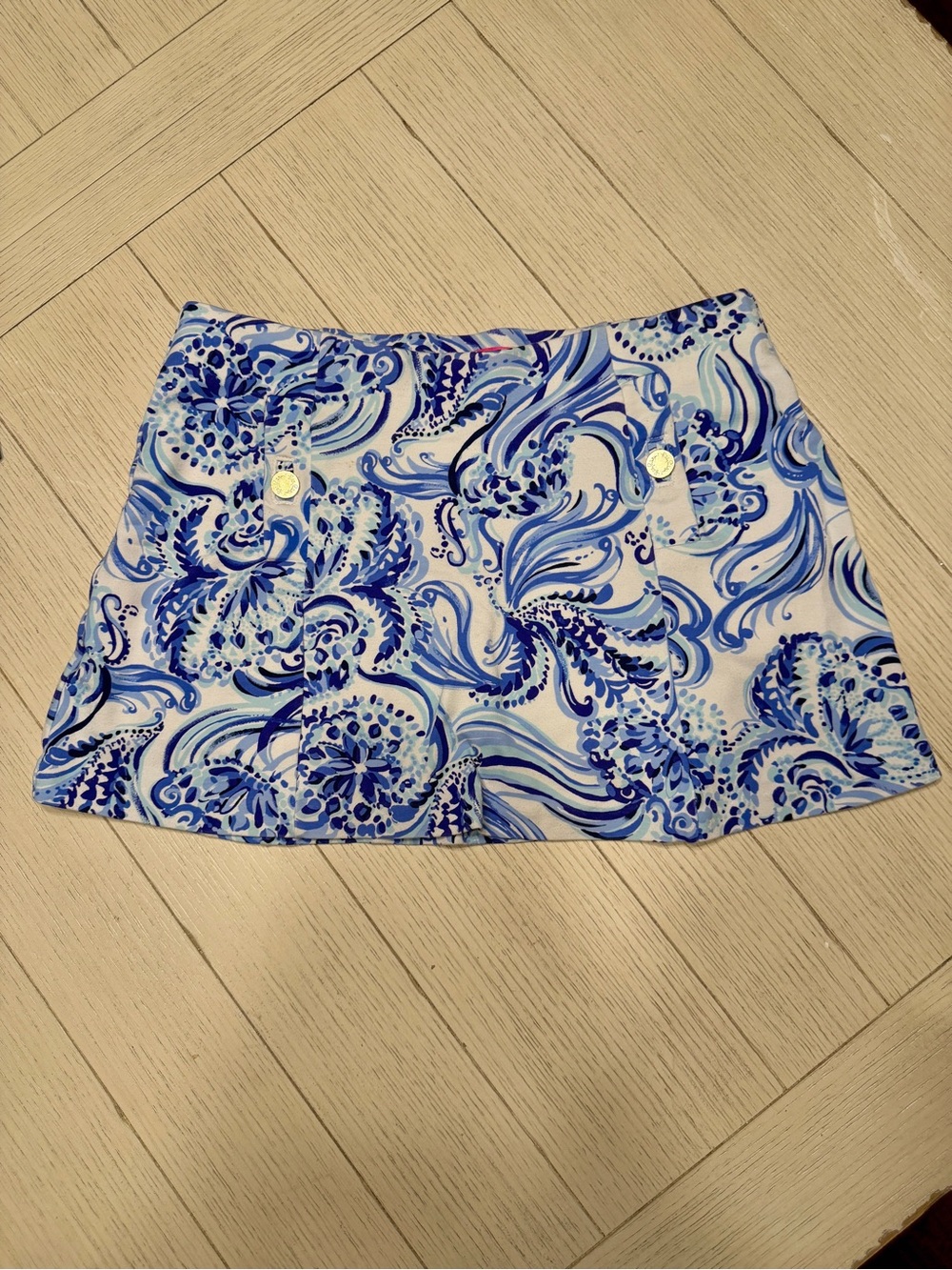 Lilly Pulitzer S | Madison skort - indigo blue don’t be jelly | NWOT
